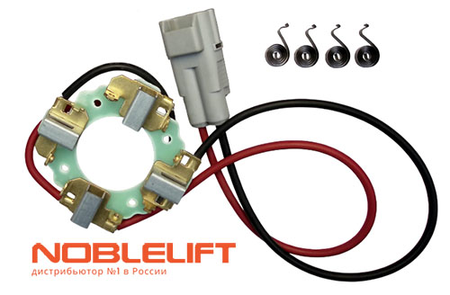 Купить 508098520001 - держатель угольной щетки мотора хода самоходной тележки Noblelift PTE12N, PTE15N, PTE15NSC, EPT15W, штабелеров PSE12B, PSE12N, PSE12BD, PSE12ND, PSE12BM, PSE12NM, PSE12NMD, PSE12BMD, PSE12BSL, PSE12NSL, SWB130, PSE12BMSL, PSE12NMSL, PSE10MSL, PSE10SL. Вес 0,18 кг.