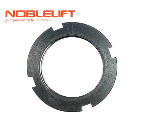 941100900004 - гайка для крепления бокового колеса для складской техники Noblelift: электроштабелеров PSE12B, PSE12N, PSE12BM, PSE12NM, PSE12BD, PSE12ND, PSE12NMD, PSE12BMD, SWB130, SWB130D, PSE20C, PSE15C, PSE15LC, PSE15LC2, PSE10LC, PSE12NSC, PS16DN, ECL15B, ECL15N, подборщиков товаров OPH01E, OPL25N. Вес 0,28 кг.