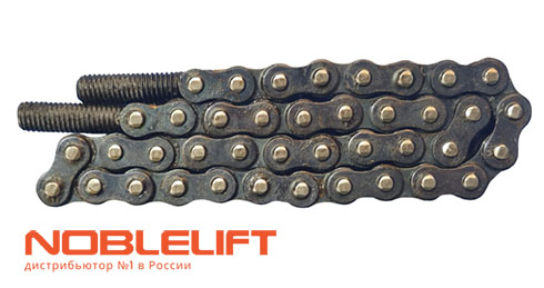 532231210009 - цепь без гаек для рулевой колонки электрических штабелеров Noblelift PSE12B, PSE12N, PSE12BM, PSE12NM, PSE12BD, PSE12ND, SWB130, SWB130D, PSE12NSC. Вес 0,4 кг.