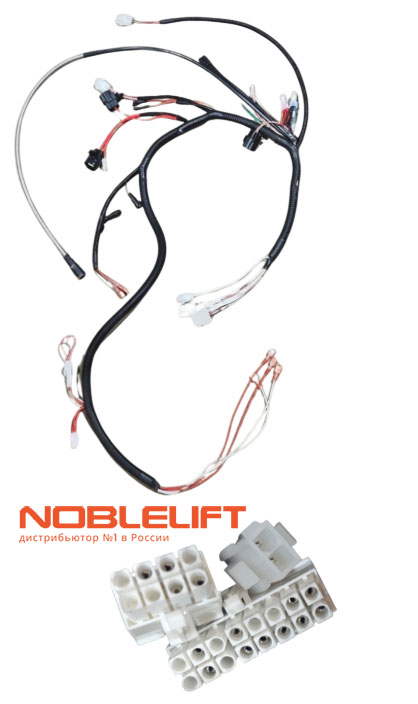 Купить 532233010032 - коса проводов для электрических штабелеров Noblelift PSE12B, PSE12N, PSE12BSL, PSE12NSL, PSE12NSC, PSE12BM, PSE12NM, PSE12BMSL, PSE12NMSL. Вес 0,295 кг.