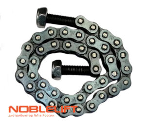 532298510071 - цепь в сборе с двумя гайками для рулевой колонки самоходных штабелеров Noblelift PSE12B, PSE12N, PSE12BM, PSE12NM, PSE12BD, PSE12ND, SWB130, SWB130D, PSE12NSC. Вес 0,42 кг.