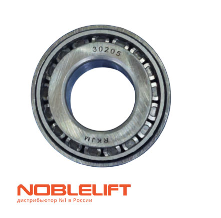 910700600001 - подшипник опорного колеса самоходных электроштабелеров Noblelift PSE12B, PSE12N, PSE12BM, PSE12NM, PSE12BD, PSE12ND, PSE12NMD, PSE12BMD, SWB130, SWB130D, PSE15C, PSE15LC, PSE15LC2, PSE10LC, PSE12NSC, ECL15B, ECL15N, PS16DN, ставится на подборщик товаров OPH01E, электротягачи T50N, T30N и электропогрузчик FE3R16NC. Вес 0,16 кг.
