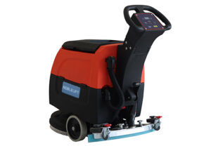 Поломоечную машину NB460 Noblelift купить у изготовителя - новая малогабаритная толкаемая ручная поломоечная машина для влажной уборки полов различных по назначению помещений, складов, теплых парковок