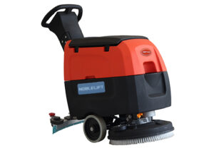 Поломоечную машину NB460 Noblelift купить у изготовителя - новая малогабаритная толкаемая ручная поломоечная машина для влажной уборки полов различных по назначению помещений, складов, теплых парковок