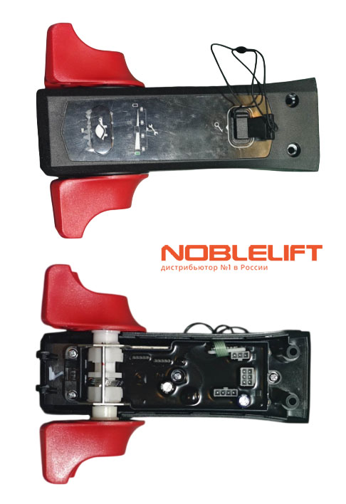 Купить 509998510032 - нижняя часть ручки управления в сборе с платой для самоходных тележек Noblelift PTE15Q, PTE15Q2A, PTE15Q2ASC, PTE15QA. Вес 0,5 кг.