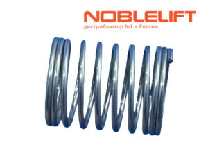 Купить 509998520041 - пружина аварийной кнопки отката для рукояток управления электрическими тележками Noblelift PTE15Q, PTE20Q, PTE20Q2A, PTE15Q2A, EPT15Q, PTE15Q2ASC, PTE20Q2ASC, PTE15QA, PTE20QA, EPT20Q и электротягача TE10Li. Вес 0,01 кг.