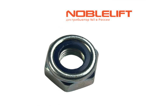 Купить 910300500006 - гайка М12 для складской техники Noblelift - ножничных подъемников SC08-10HN, SC10HE, SC12HE, SC14HE, SC16E, SC16H, SC08HC-Li, SC08EC-Li и др, для всех электропогрузчиков FE, электротележек PT, EPT, PTE, электроштабелеров серий PS и PSE, электротягачей T30Q, T60Q, T30N, T50N, TE10Li, TE10BPT, ричтраков RT, дизельных погрузчиков FD25N, FD30N, FD35N, подборщика товаров OPH01E. Вес 0,06 кг.