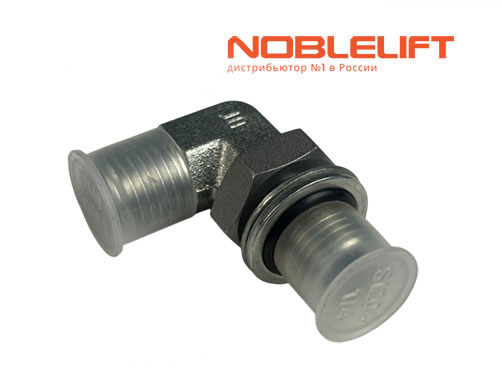 Купить 950401100002 - фитинг для гиросистем складской самоходной техники Noblelift - подборщика заказов OPH01E, электротележек PT20PC, PT25PC, PT30PC, PT16L, PTE18L, PT16LLi, PT20LLi, электроштабелеров PS16TSL, PS18TSL. Вес 0,05 кг.