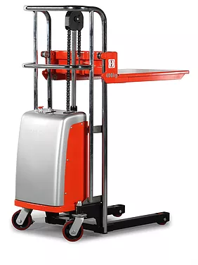 Штабелеры с электроподъёмом EPS0412, EPS0415 Noblelift купить. Платформенные электроштабелеры EPS04xx серии: EPS0412, EPS0415 - грузоподъемностью 400 кг и высотами подъема 1115 и 1415 мм. Доставка по России! Лизинг