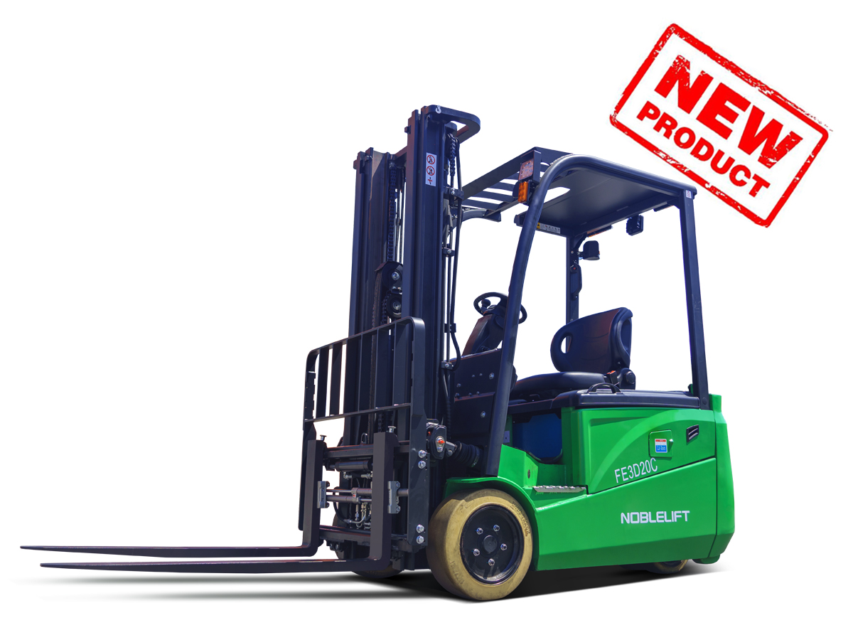 Электропогрузчики FE3D20C от официального дистрибьютора Noblelift. Электрический трехопорный вилочный погрузчик Noblelift FE3D20C грузоподъемностью 2000 кг, компактный и мобильный, что позволяет использовать его в ограниченных пространствах. Высокая производительность.