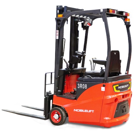 Электропогрузчики FE3R08-12 N серии: FE3R08N, FE3R10N, FE3R12N от дистрибьютора Noblelift. Купить вилочные трехопорные электрические погрузчики грузоподъемностью серии FE3R08-12N, модели: FE3R08N, FE3R10N, FE3R12N. 800-1200 кг, ведущее колесо расположено сзади
