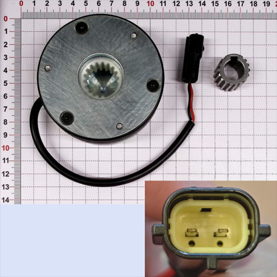 Купить 940700100015 - электромагнитный тормоз (STEKI, 8NM) привода самоходной тележки Noblelift PTE12N, PTE15N, PTE20N, PSE121B, PSE12N, SWB130, PTE15NPro, PTE20NPro