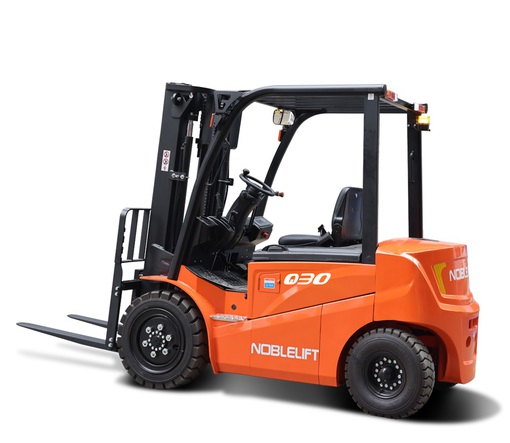 Электропогрузчики FE4P25Q, FE4P28Q от официального дистрибьютора Noblelift. Купить электрический погрузчик Noblelift FE4P25Q, FE4P28Q грузоподъемностью 2500 кг и 2800 кг. АС двигатели, Li-Ion аккумулятор. Опции: sideshift, вилы разных длин