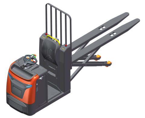 Подборщики заказов OPL20SF с ножничным подъемом вил от дистрибьютора Noblelift. Купить самоходный подборщик заказов Noblelift с платформой оператора грузоподъемностью 2000 кг с ножничным подъемом вил