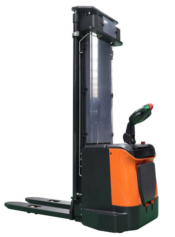 Самоходные электрические штабелеры (электроштабелеры) PS16NW / PS20NW от официального дистрибьютора Noblelift. Купить профессиональный компактный маневренный самоходный штабелер Noblelift PS16NW и PS20NW грузоподъемностью 1600 и 2000 кг, с дополнительными опорными колесами