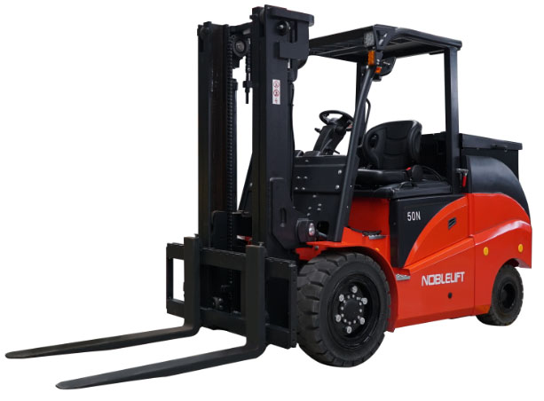 Электропогрузчики FE4P40-45N Noblelift: купить у дистрибьютора. Купить четырехопорный электропогрузчик Noblelift FE4P40N, FE4P45N грузоподъемностью 4 т, 4.5 т. Различные типы мачт с широким диапазоном высоты подъема до 6 м