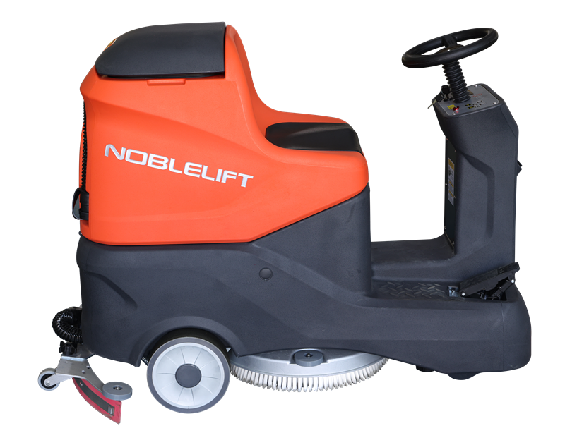 Поломоечные машины NR530 от официального дистрибьютора Noblelift купить. Noblelift NR530 - промышленная аккумуляторная самоходная поломоечная машина с местом для оператора для производственных помещений. Цена производителя, доставка по России