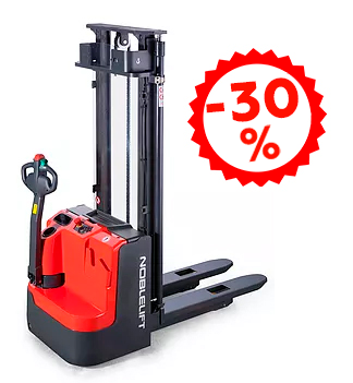 Самоходные электрические штабелеры (электроштабелеры) PS12L, PS16L от официального дистрибьютора Noblelift. PS 12L и PS 16L - купить самоходные поводковые штабелеры профессионального модельного ряда грузоподъемностью 1200 кг, 1600 кг с доставкой по всей России!