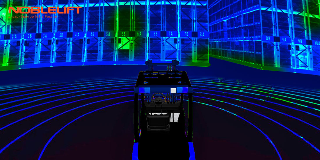 Складская техника с технологией LiDAR